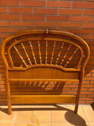 2 Cabeceros y pies de cama de madera
