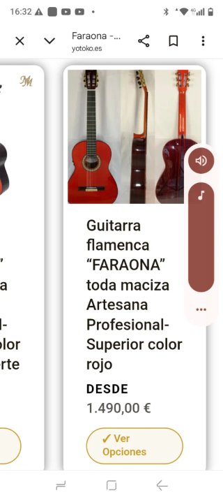 Guitarra Flamenca Roja