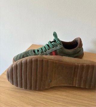 Zapatillas El Ganso Verde y Marrón