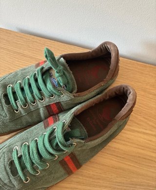 Zapatillas El Ganso Verde y Marrón