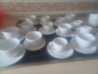 Juego de café de porcelana