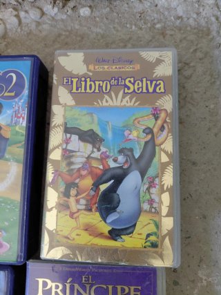 Películas Disney VHS Clásicos (Español)