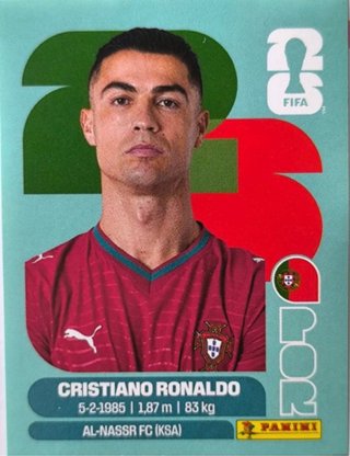 Cromo Cristiano Ronaldo 2026