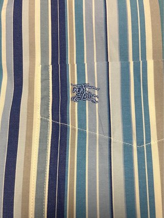 Camisa Burberry Rayas Talla M/L