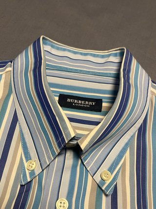 Camisa Burberry Rayas Talla M/L