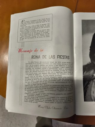 Revista Teruel VIII fiesta del jamón 1974