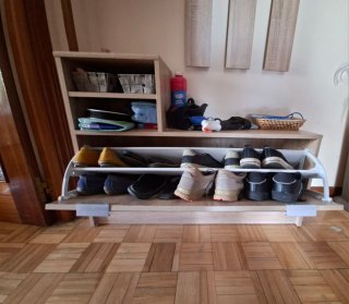 Recibidor espejo perchero zapatero