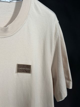 Calvin Klein Jeans T-Shirt Bege Original | T: XL
