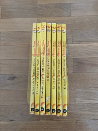 Libros Geronimo Stilton: 2,6,22,37,42,47 y 49