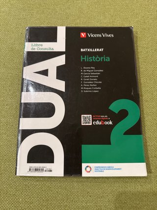 HISTÒRIA 2n Batxillerat
