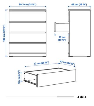 Cajonera Ikea Blanca