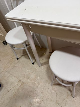 Conjunto mesa plegable y sillas