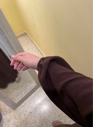 Abaya Jazz Marrón Oscuro Talla Única