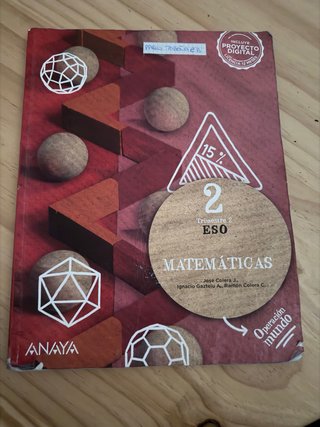 Matematicas 2ºESOTRIMESTRE 2 Operación Mundo ANAYA