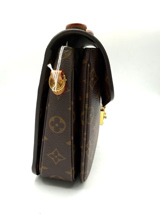 Bolso Louis Vuitton Pochette Métis Marrón Dorado