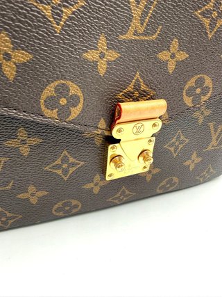 Bolso Louis Vuitton Pochette Métis Marrón Dorado