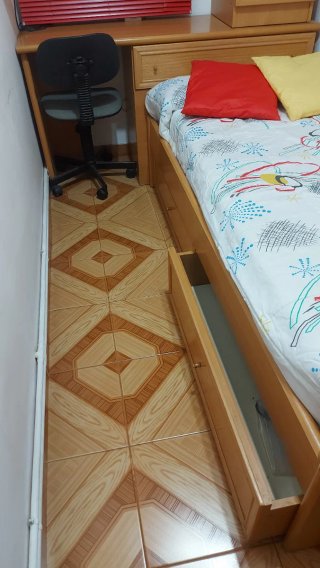 Mueble de habitación individual.