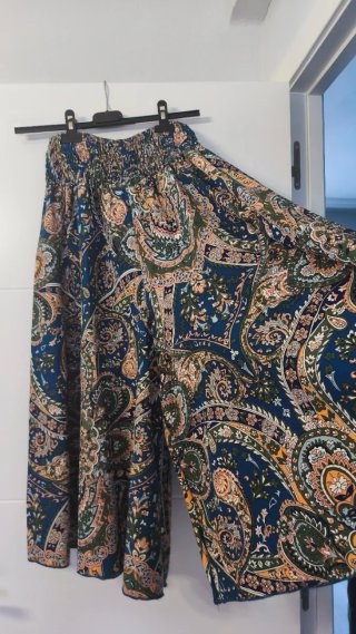 Falda pantalón boho talla única
