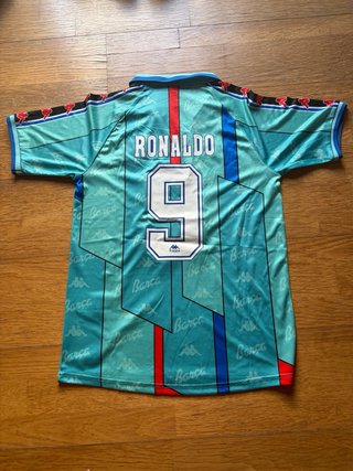 Camiseta FC Barcelona 1996/97 RONALDO #9 Kappa