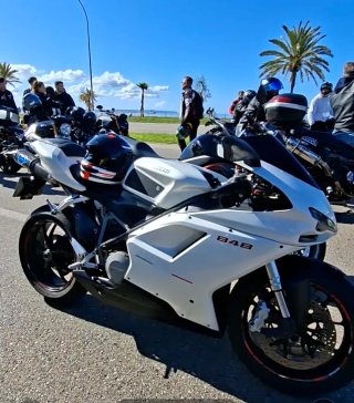 Ducati 848 negro/Blanco Manual