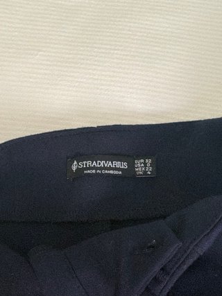 Pantalón de vestir Stradivarius azul