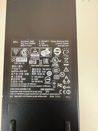 Dell Optiplex 3020 i5 8GB RAM 500GB HDD