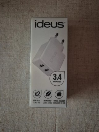 Cargador Doble USB Ideus 3.4A