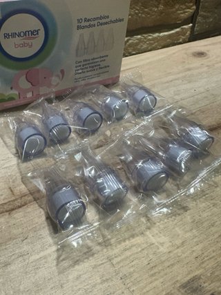 10 Recambios Desechables Aspirador Rhinomer Baby