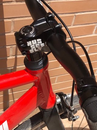 Bicicleta B-PRO Roja fixie modificada