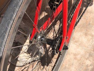 Bicicleta B-PRO Roja fixie modificada