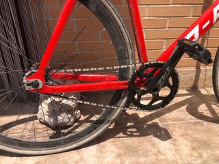 Bicicleta B-PRO Roja fixie modificada
