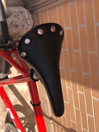 Bicicleta B-PRO Roja fixie modificada