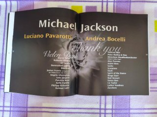 Camiseta y Programa Michael Jackson & Friends