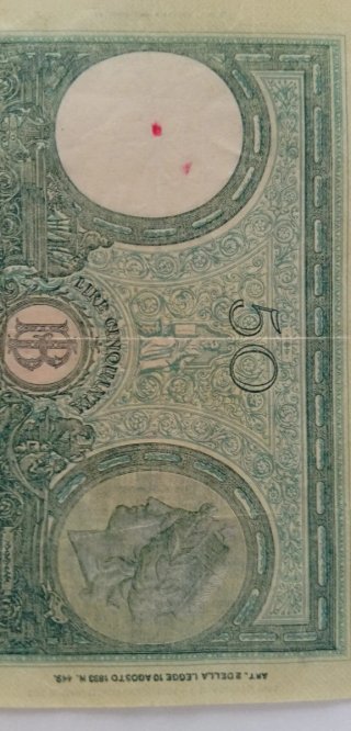 Banca d'Italia 50 Lire 1943