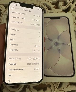 iPhone 17e  Blanco 256 GB
