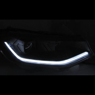 Faros Delanteros Full LED Negros Dinamicos para Vo