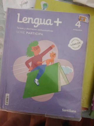 Lote libros 4 primaria, se ve de lote completo.