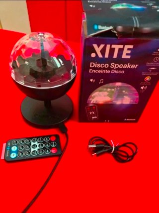 2 XITE Disco Speaker Strobe Ball