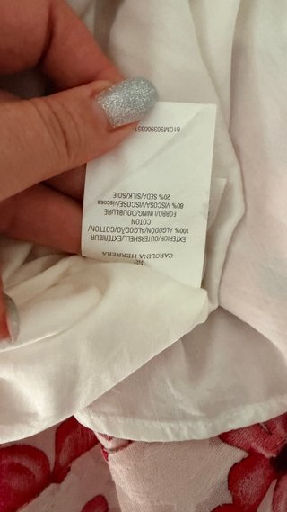 Vestido Carolina Herrera floral M