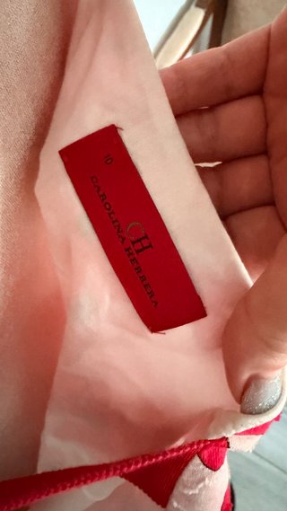 Vestido Carolina Herrera floral M