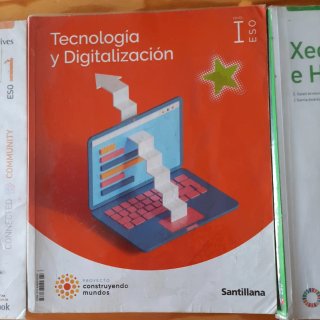 Libros 1° ESO. Historia, biología y tecnologia