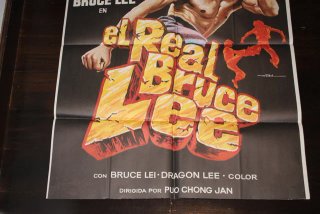 Cartel Cine Original El Real Bruce Lee