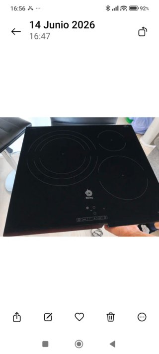 Placa de inducción Balay