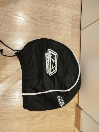 Casco Moto Semi Integral Piel Cuero Marca NZI-