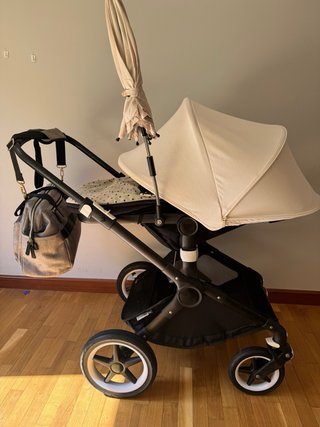 Bugaboo Cochecito Negro + Accesorios