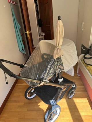 Bugaboo Cochecito Negro + Accesorios