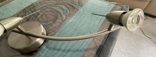 Aplique techo Ikea 3 focos acero