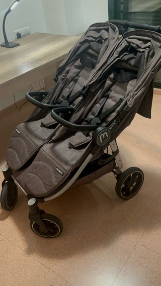 Carro Gemelar Baby Monster Easy Twin 4