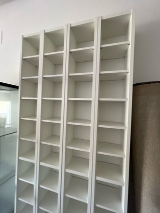 4 unidades Estantería Gnedby Ikea Blanca