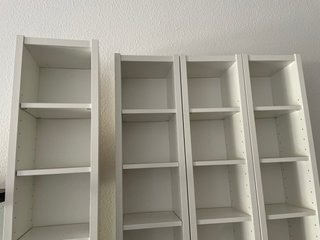 4 unidades Estantería Gnedby Ikea Blanca